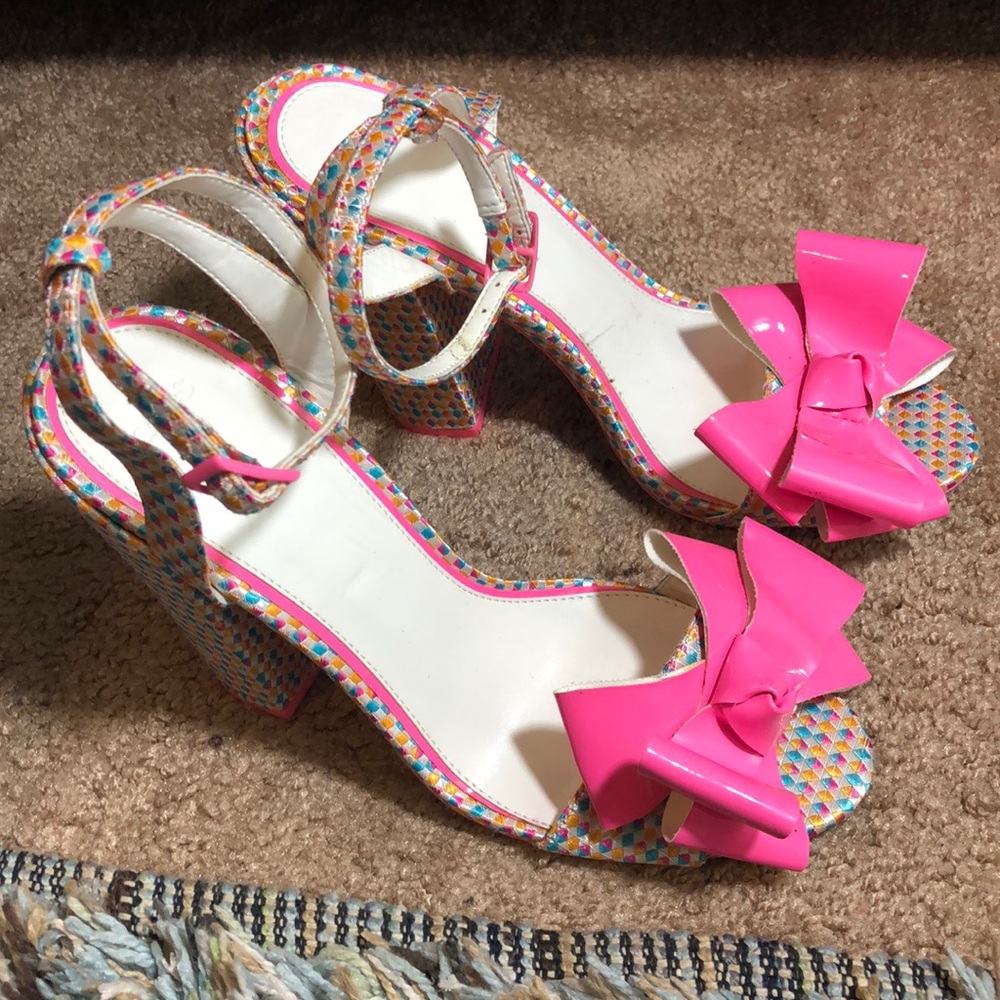 Pink ASOS Block Heels